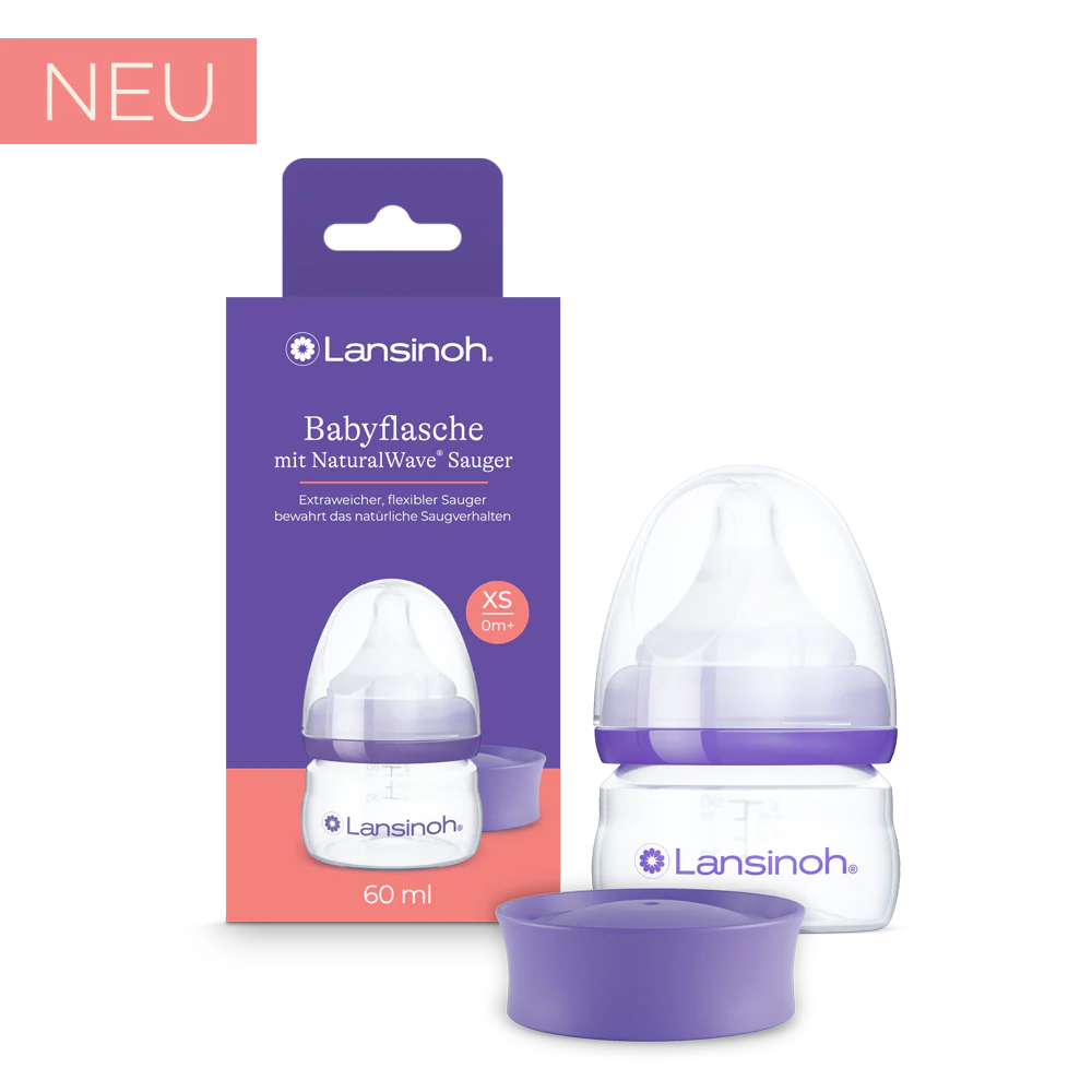 NEU: Babyflasche mit NaturalWave® Sauger XS, 60ml
