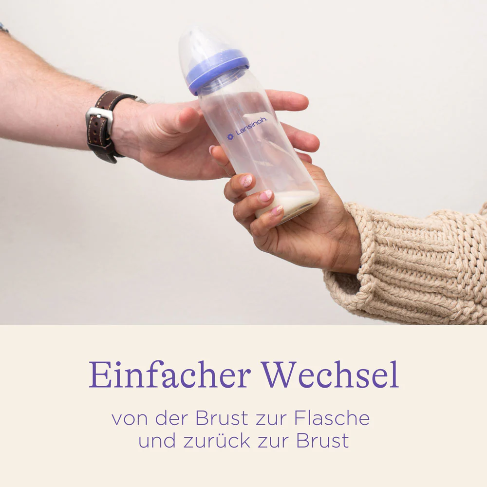 Glas-Babyflasche mit NaturalWave® Sauger 240 ml - Image 4