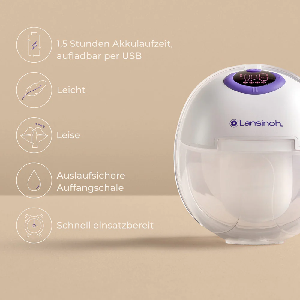 Lansinoh® Tragbare Doppelmilchpumpe - Image 5